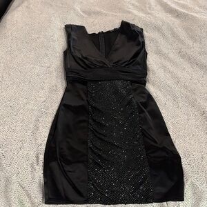 MARIA BY BIANCA NERO - Elegant Black Sleeveless Dress - size P